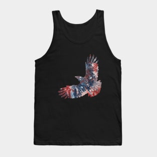 blue and red crow Tank Top